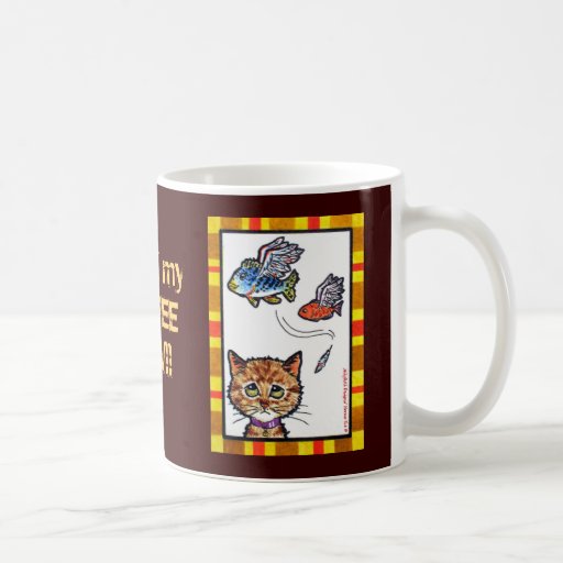 Peces voladores taza de café