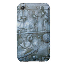 Pecho del metal con los mecanismos de la cerradura Case-Mate iPhone 3 carcasas