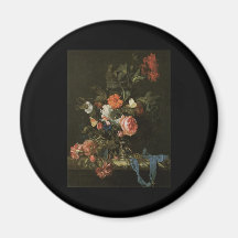 Pedazo de flor de Van Aelst Imán De Frigorifico
