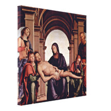 Pedro Perugino - Pieta Impresión De Lienzo