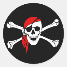 Pegatina 2 del pirata de Yo Ho