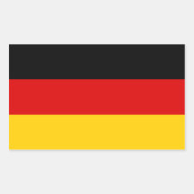 Pegatina alemán de la bandera