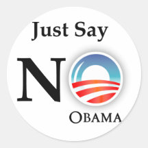 Pegatina anti de Obama