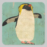 Pegatina azul de la laguna del pingüino pegatinas