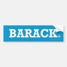 Pegatina Barack de Favorable-Obama Etiqueta De Parachoque