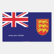 Pegatina BRITÁNICO de la bandera del jersey