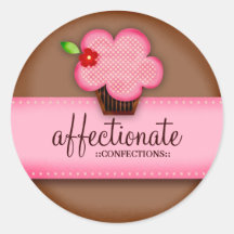Pegatina cariñoso de los dulces de la CROMATOGRAFÍ