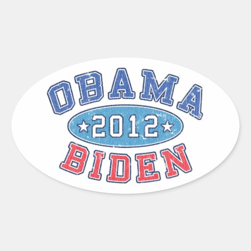Pegatina colegial de Obama y de la elección de Bid
