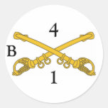 Pegatina con 4cav las insignias, 4, 1, B
