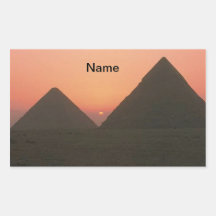 Pegatina conocido de las pirámides de Egipto de lo