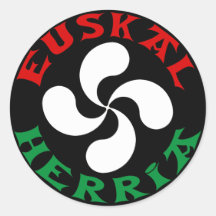 pegatina cruzado basque