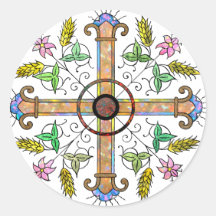 Pegatina cruzado del trigo