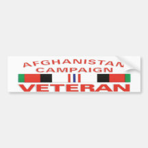 PEGATINA DE AFGANISTÁN CAMPAIGNBUMP PEGATINA DE PARACHOQUE