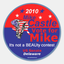 Pegatina de Delaware del CASTILLO
