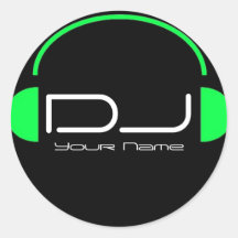 Pegatina de DJ