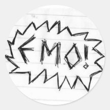 Pegatina de Emo