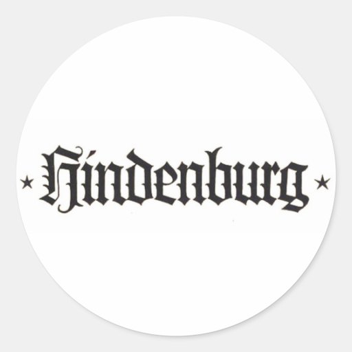 Pegatina de Hindenburg