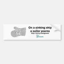 Pegatina de hundimiento de la nave JDOG (cantidad  Etiqueta De Parachoque