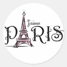 Pegatina de J'aime París