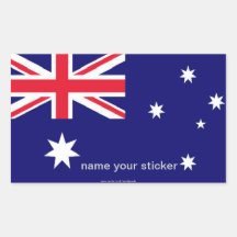 Pegatina de la bandera de Australia