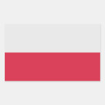 Pegatina de la bandera de Polonia