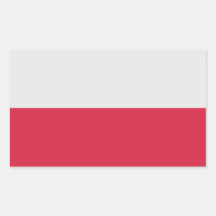 Pegatina de la bandera de Polonia