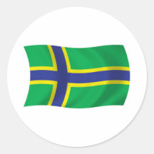 Pegatina de la bandera de Vepsians