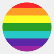 Pegatina de la bandera del orgullo gay del arco ir