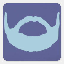 pegatina de la barba