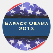 Pegatina de la campaña de OBAMA 2012