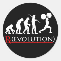 Pegatina de la carta de la evolución