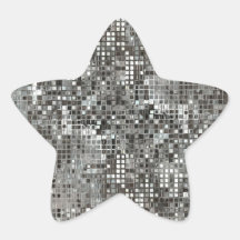 Pegatina de la estrella de las lentejuelas