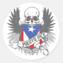 Pegatina de la estrella de Puerto Rico