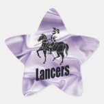 Pegatina de la estrella del lancero