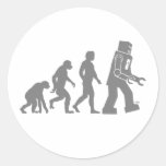 Pegatina de la evolución del robot