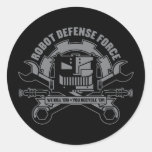 Pegatina de la fuerza de defensa del robot