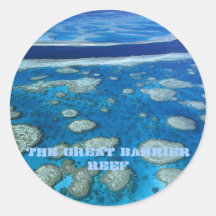Pegatina de la gran barrera de coral