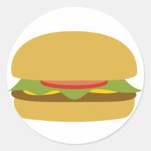 Pegatina de la hamburguesa