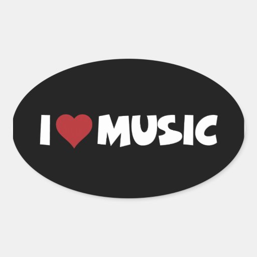 Pegatina de la música I [del corazón]