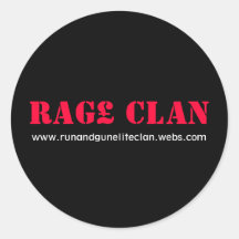 Pegatina de la publicidad de la rabia