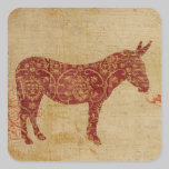 Pegatina de la silueta del burro pegatinas