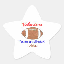 Pegatina de la tarjeta del día de San Valentín del