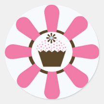 Pegatina de la torta de la taza