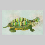 Pegatina de la tortuga del jade pegatinas