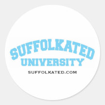 PEGATINA DE LA UNIVERSIDAD DE SUFFOLKATED
