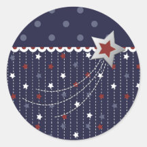 Pegatina de las barras y estrellas