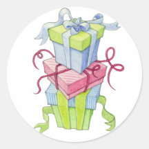 Pegatina de las cajas de regalo