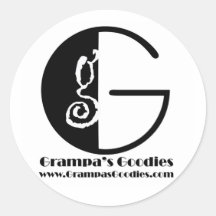 Pegatina de las chucherías de Grampa