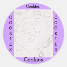 Pegatina de las galletas