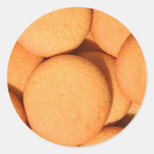 Pegatina de las galletas de la vainilla